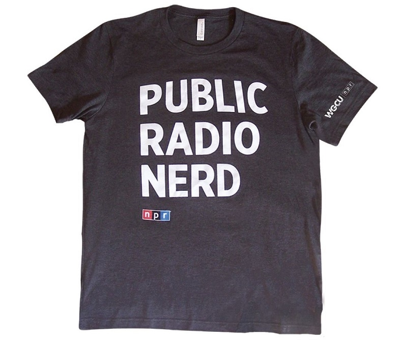 public radio nerd shirt